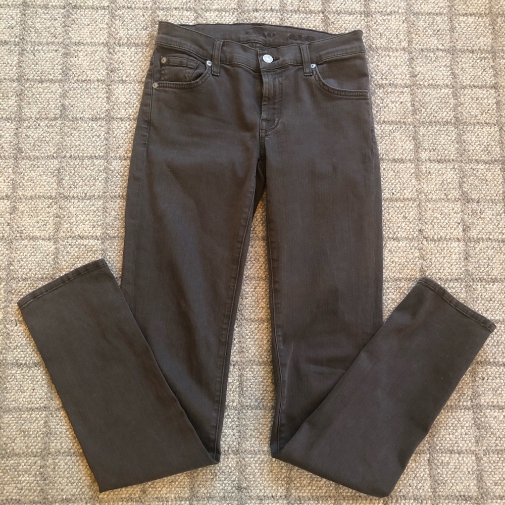 7 for All Mankind jeans gray/brown/ 27